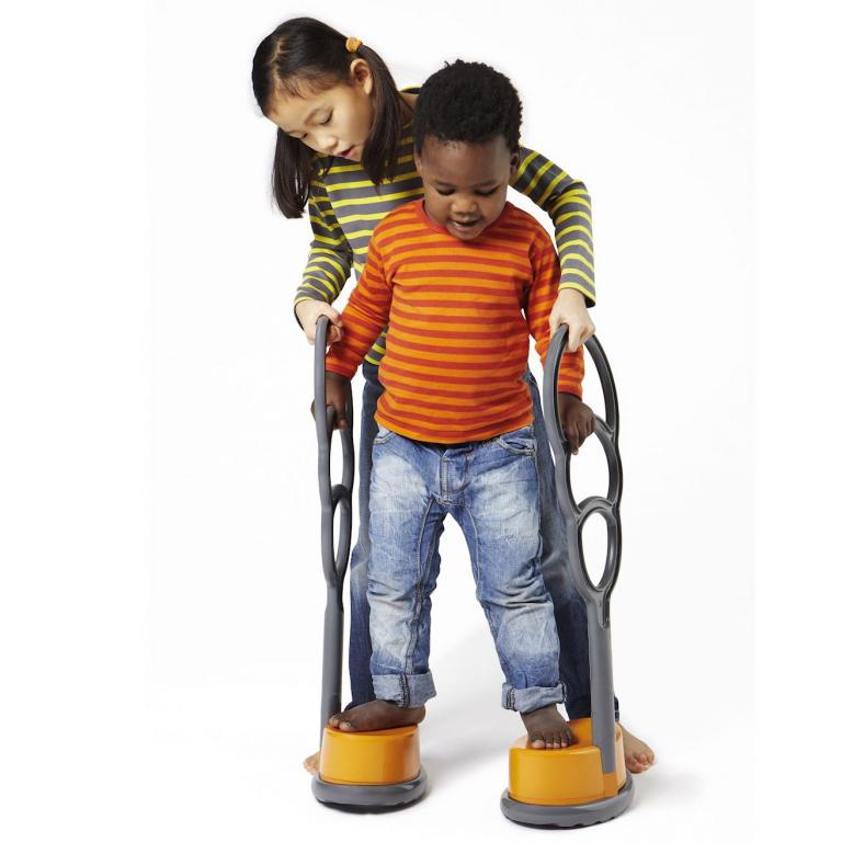 Mini Stelzen für Kleinkinder - mit Griffe aus Hartgummi für festen Halt