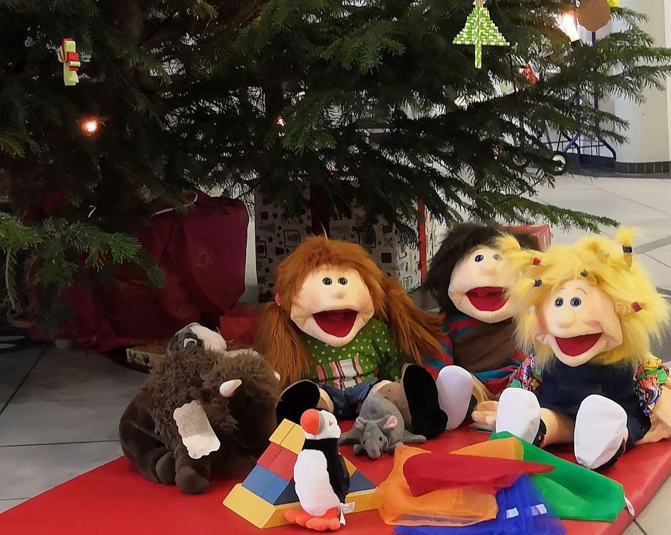 Weihnachten Living-Puppets
