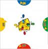 Magnetspieltisch Maus - mit 4 verschiedenfarbigen Mäusen