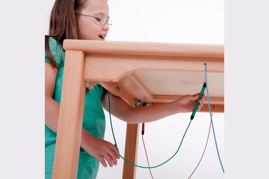 Magnetspieltisch mit bunten Mäusen