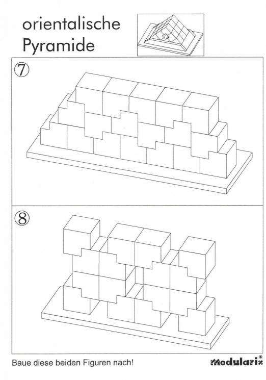 Orientalische Pyramide - Figuren 07 - 08 - für Kinder und Senioren