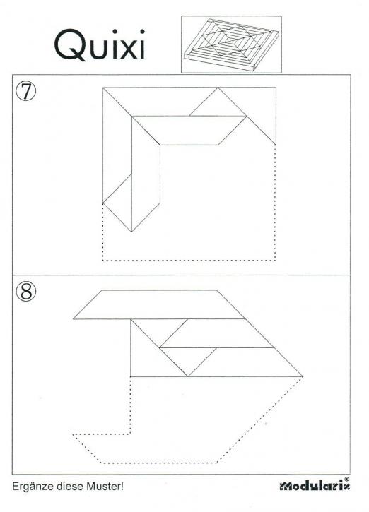 Modularix Quixi - Muster 7, 8 - für Kinder und Senioren