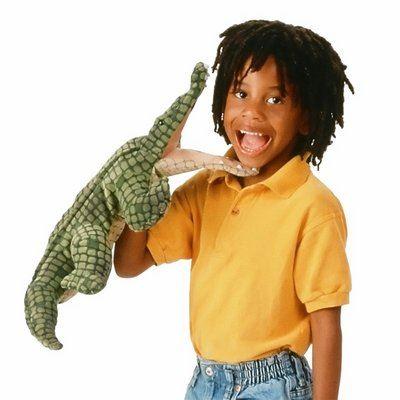 Alligator Handpuppe - Folkmanis