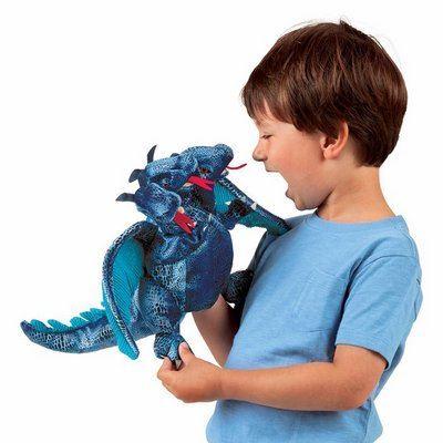 Drache Handpuppe Folkmanis