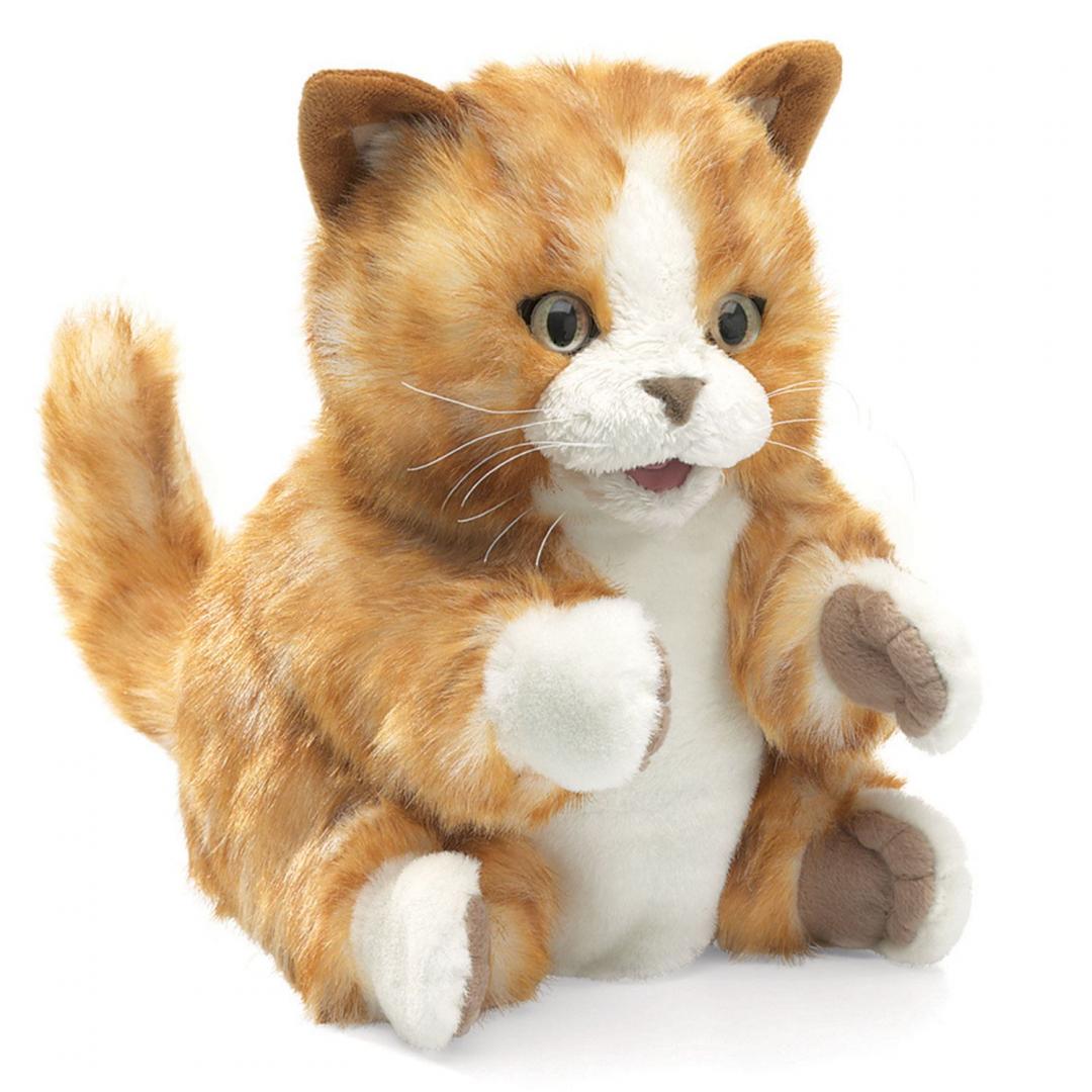 Katze rot Handpuppe Folkmanis