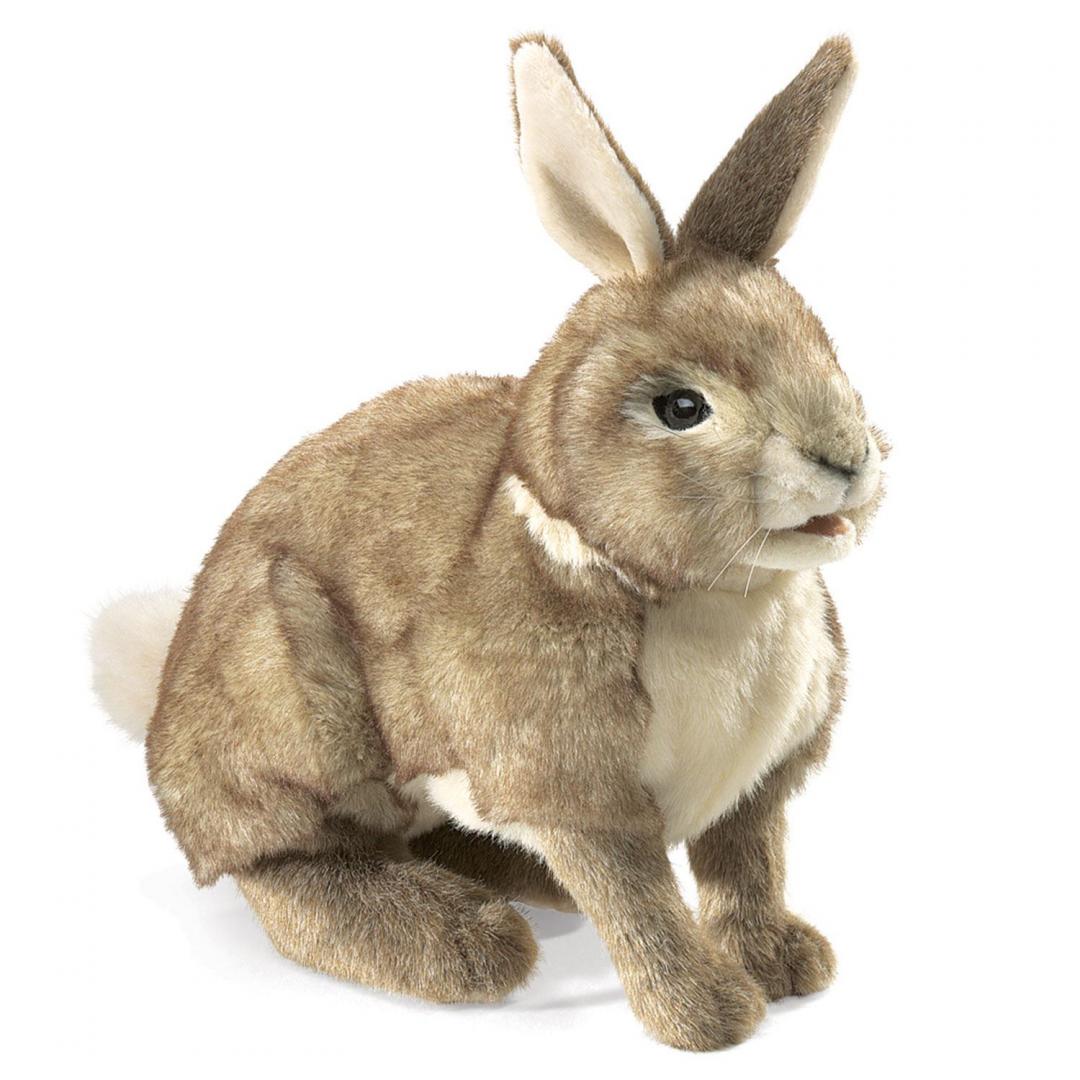 Kaninchen Handpuppen Folkmanis - Die sehr realistisch aussehenden Tier-Handpuppen von Folkmanis zeichnen sich aus durch ihre hohe Qualität und besondere Liebe zum Detail. Kaninchen Handpuppen Folkmanis