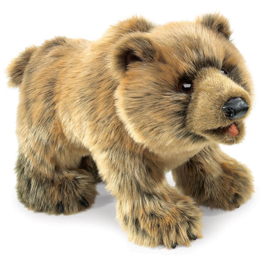 Grizzly Bär Handpuppe Folkmanis - Die sehr realistisch aussehenden Tier-Handpuppen von Folkmanis zeichnen sich aus durch ihre hohe Qualität und besondere Liebe zum Detail. Grizzly Bär Handpuppe Folkmanis