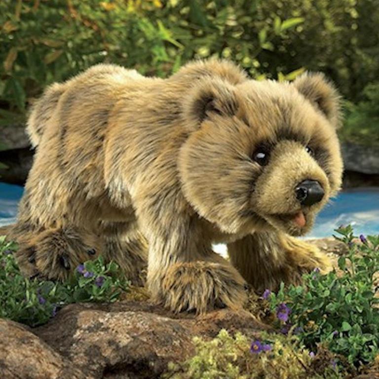 Handpuppe - original Folkmanis - Grizzlybär