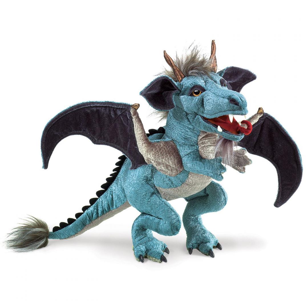 Himmelsdrache Handpuppe Folkmanis - Die sehr realistisch aussehenden Tier-Handpuppen von Folkmanis zeichnen sich aus durch ihre hohe Qualität und besondere Liebe zum Detail. Himmelsdrache Handpuppe Folkmanis