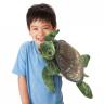 Tier-Handpuppe von Folkmanis - Meeresschildkröte
