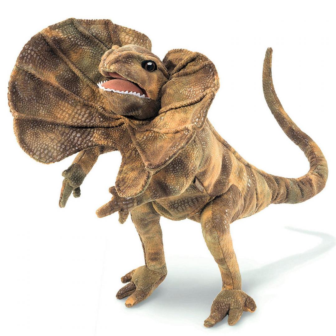 Kragenechse Handpuppe Folkmanis - Die sehr realistisch aussehenden Tier-Handpuppen von Folkmanis zeichnen sich aus durch ihre hohe Qualität und besondere Liebe zum Detail. Kragenechse Handpuppe Folkmanis