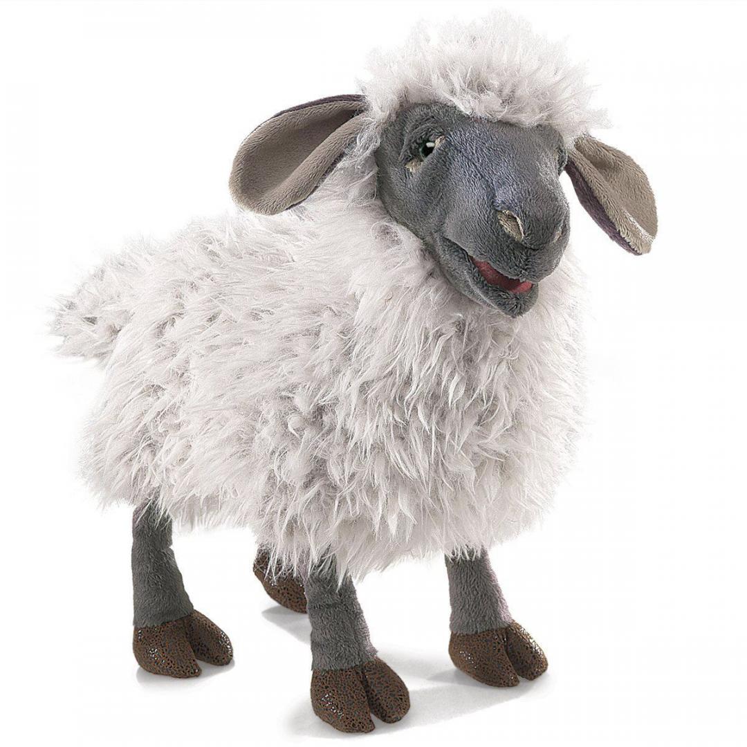 Folkmanis Handpuppe Schaf - Die nette Handpuppe von Folkmanis zeichnet sich aus durch ihre hohe Qualität und besondere Liebe zum Detail. Handpuppe - original Folkmanis - Schaf