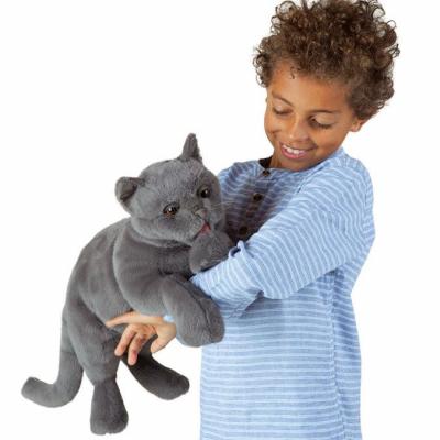 Handpuppe - original Folkmanis - schnurrende Katze