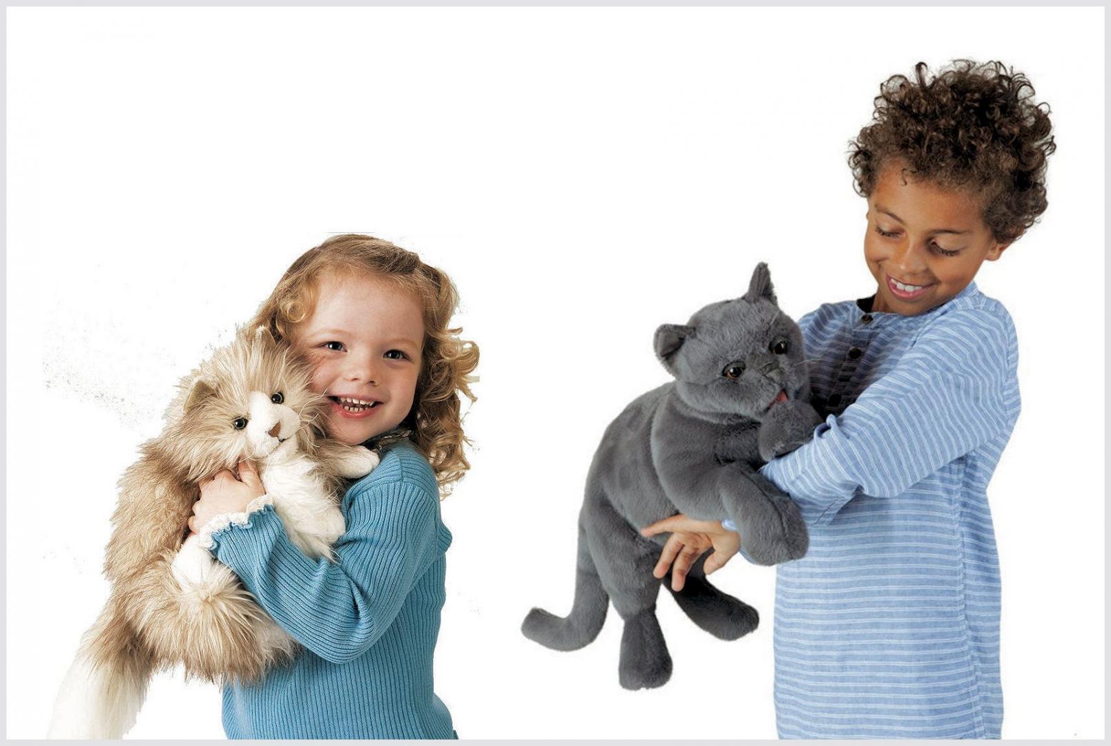 Folkmanis Handpuppen Katzen - Die pädagogisch wertvollen und sehr robusten Tier-Handpuppen original Folkmanis sind bei den Kindern sehr beliebt. Handpuppen - original Folkmanis - Katzen