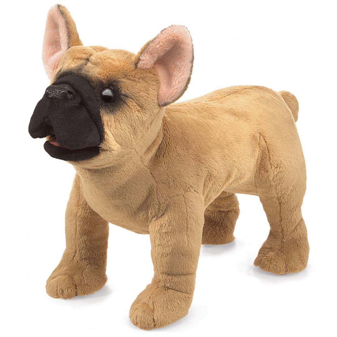 Bulldogge Handpuppe Folkmanis - Die Hunde-Handpuppen von Folkmanis werden von den Kindern geliebt, da sie so echt aussehen und man hervorragend mit ihnen kuscheln und spielen kann. Bulldogge Handpuppe Folkmanis