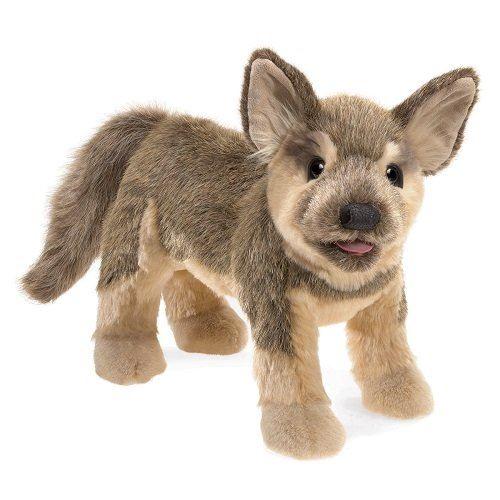 Folkmanis Handpuppe Schäferhund-Welpen - Die berühmten Hunde-Handpuppen von Folkmanis werden geliebt, da sie so echt aussehen und wegen ihrer ausgezeichneten Qualität und Robustheit. Hundehandpuppe original Folkmanis - kleine Schäferhund-Welpe