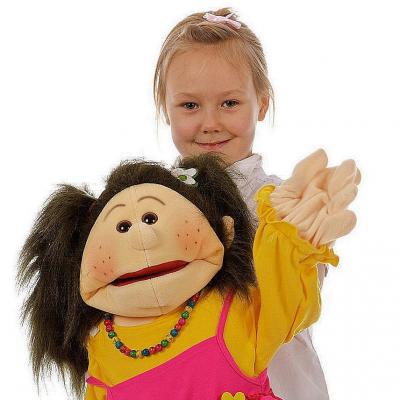 Living Puppets Handpuppen - großes Mädchen - die menschliche Handpuppe mit Klappmaulprinzip