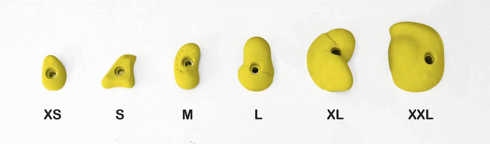 Klettergriffe in der Größe von 6 cm bis 18 cm für Kinder und Erwachsene - werden in Deutschland produziert. Sie sind gefertigt aus dem hochwertigen Material Graphikstein® Klettergriffe in der Größe von 6 cm bis 18 cm