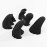 Henkel-Klettergriffe-Horn-Set-in schwarz - ergonomisch geformte Griffe, die man gut greifen kann