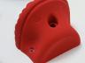 Therapieklettergriff in rot - Klettergriff mit besonderer Oberflächenform und Haltemöglichkeit