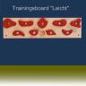 Trainingsboard Leicht - stabiles Kletterboard mit 9/10 Klettergriffen