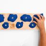 Trainingsboard Mittel - Kletterboard - stabiles Kletterboard mit 9/10 Klettergriffen