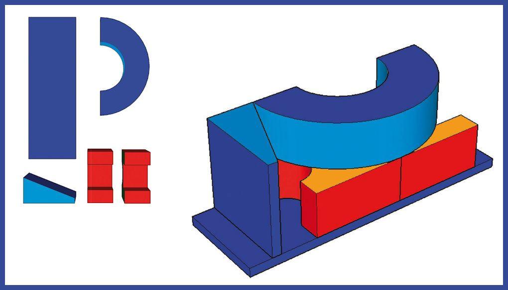 Baumodul MAXI 5-teilig - die Motorik-Bausteine sind strapazierfähig, langlebig und mit sinnvollen Details ausgestattet. Sie Entsprechen der DIN EN 71 Teil 3. Baumodul MAXI 5-teilig - nach DIN EN 71