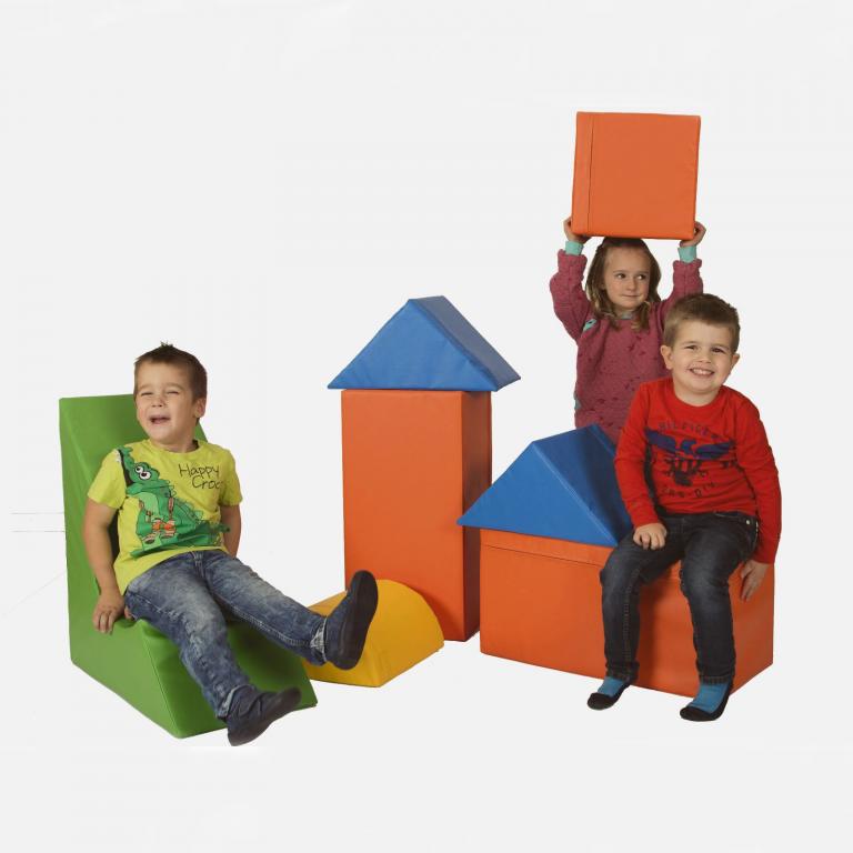 Bausteinsatz MAXI 7-tlg. - Motorik-Bausteine für Kinder ab 4 Jahren