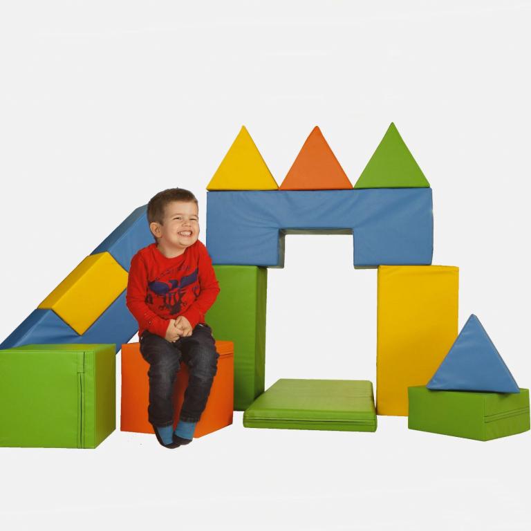 Bausteinsatz Maxi 13-teilig - Motorik-Bausteine für Kinder ab 4 Jahren