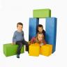 Bausteinsatz MEDI 8-teiliges Set - Motorik-Bausteine für Kinder ab 2 Jahren