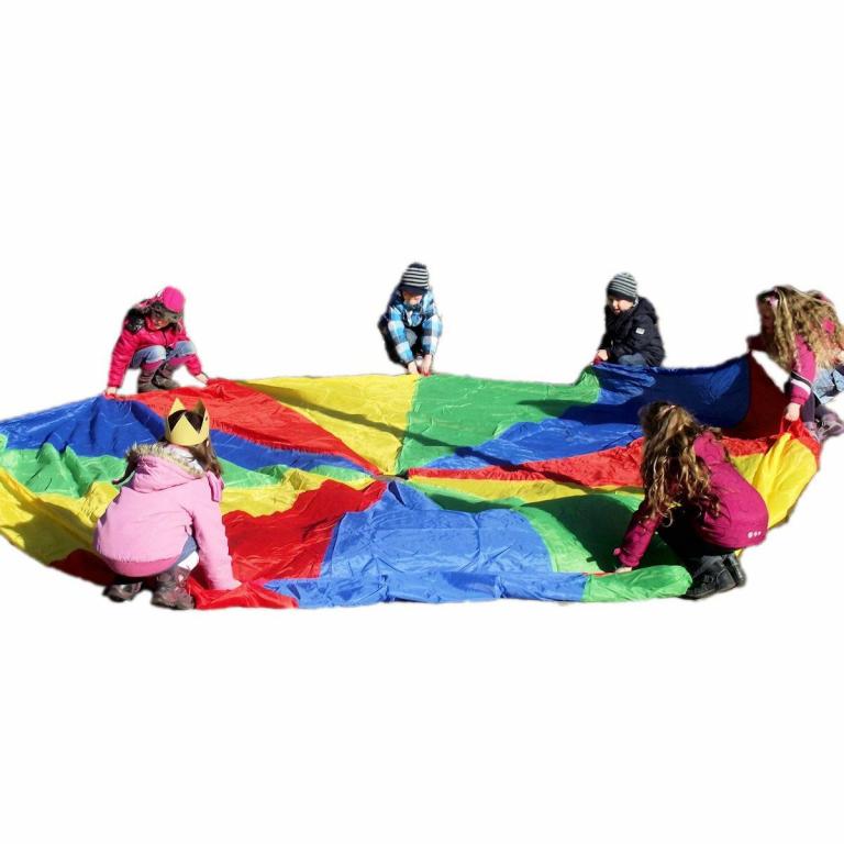 Schwungtuch 3,5 m - aus buntem, leichtem, feuerhemmendem Polyester