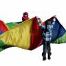 Schwungtuch 6m - aus buntem, leichtem, feuerhemmendem Polyester