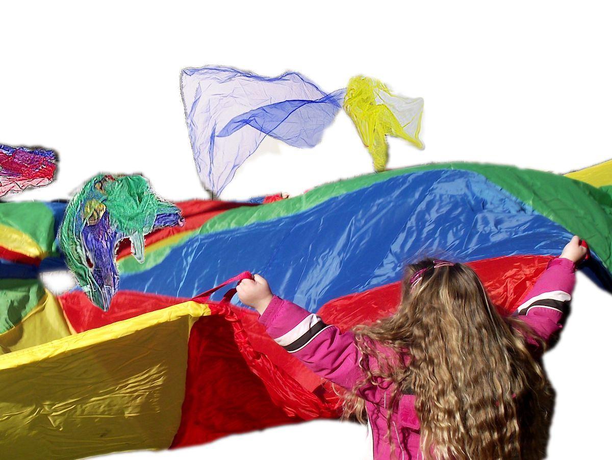 Schwungtuch-Spiel "Bunte Käfer" - Schwungtücher sind das ideale Spiel- und Therapiegerät für zahlreiche Aktivitäten mit Kindern und Erwachsenen, für kleine und große Gruppen. Schwungtuch-Spiel "Bunte Käfer" - Übungen für Kinder mit dem Schwungtuch