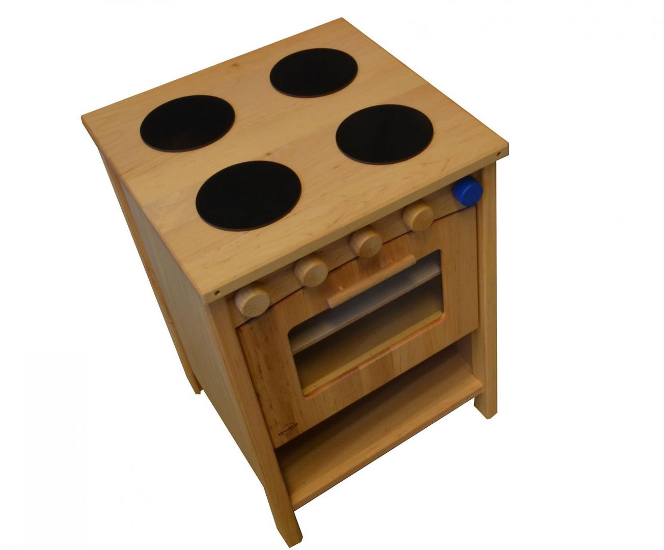 Spielküche Frieda - Herdplatten - In liebevoller Detailarbeit vorwiegend aus massiver Erle hergestellt und anschließend mit Leinölfirnis oder Bienenwachs behandelt. Spielküche Frieda - Herdplatten