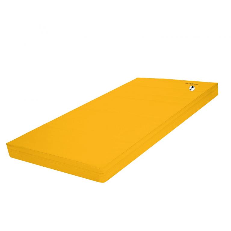 Fallschutzmatte 300 - in gelb - bietet Schutz bis zu einer Fallhöhe von 300 cm