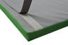 Prallschutzmatte-Wand mit Klettverbindung an Matte - grün - Prallschutzmatten für Wände sowohl für den Innen- als auch für den Außenbereich
