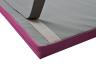 Prallschutzmatte-Wand mit Klettverbindung an Matte - pink - Prallschutzmatten für Wände sowohl für den Innen- als auch für den Außenbereich