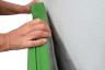 Prallschutzmatten-Wandbefestigung-gruen - Prallschutzmatten für Wände sowohl für den Innen- als auch für den Außenbereich