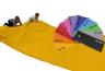Abenteuermatte-Krabbelmatte-gelb - Premium Spielmatte / Krabbelmatte mit flexiblen Kern