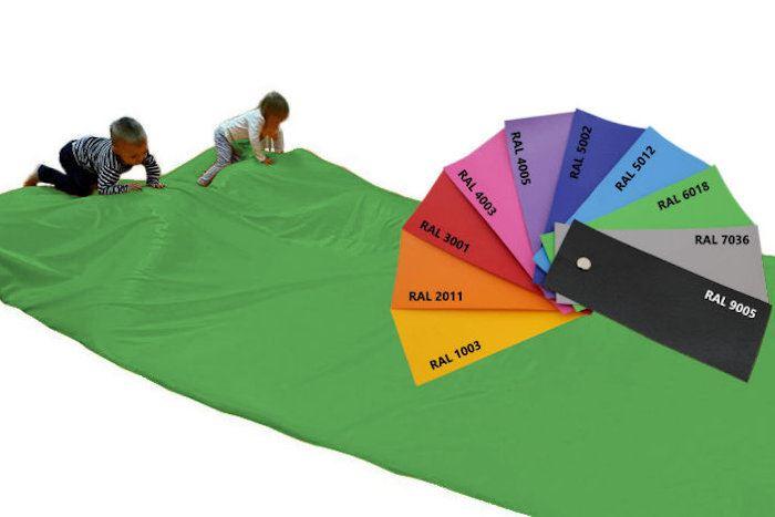 Abenteuermatte-Krabbelmatte-grün - Premium Spielmatte / Krabbelmatte mit flexiblen Kern