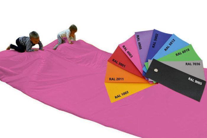 Abenteuermatte-Krabbelmatte-pink - Premium Spielmatte / Krabbelmatte mit flexiblen Kern