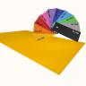 Abenteuermatte-Riesenmatte-gelb - Premium Spielmatte / Krabbelmatte mit flexiblen Kern