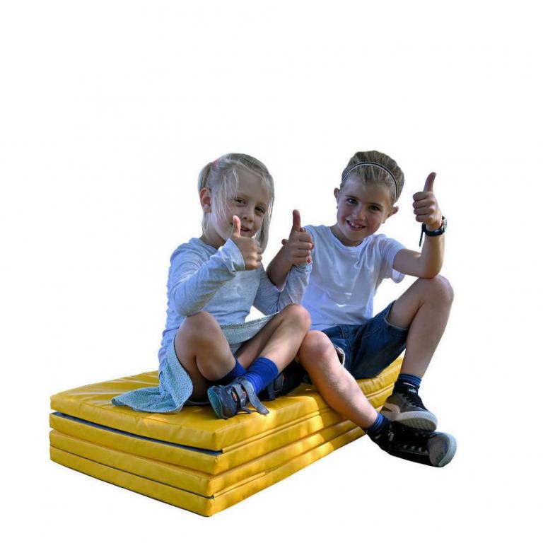Klappmatte 4-Joy - Faltmatte - Kindermatte - bestehend aus 4 Elementen, die sich platzsparend zusammenfalten lassen