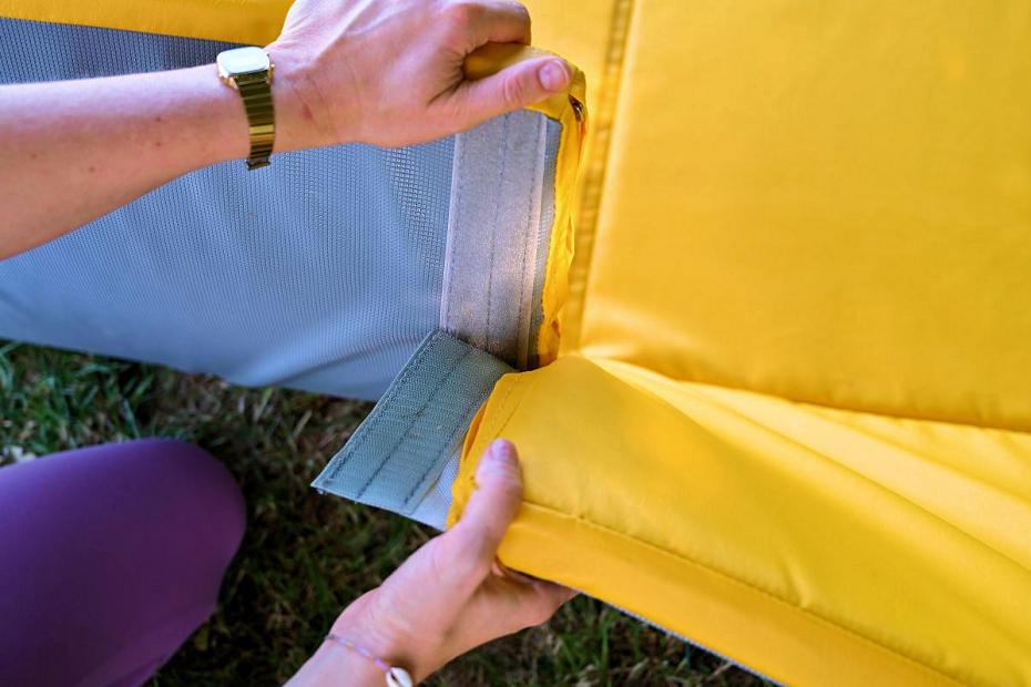 Faltmatte - mit stabiler Klettverbindung