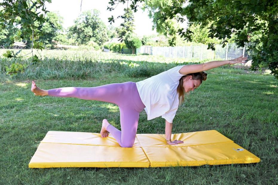 Faltmatte - für Erwachsene als Gymnastikmatte / Yogamatte