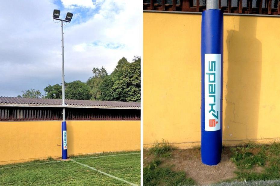 Digitaldruck auf Säulenschutzpolster