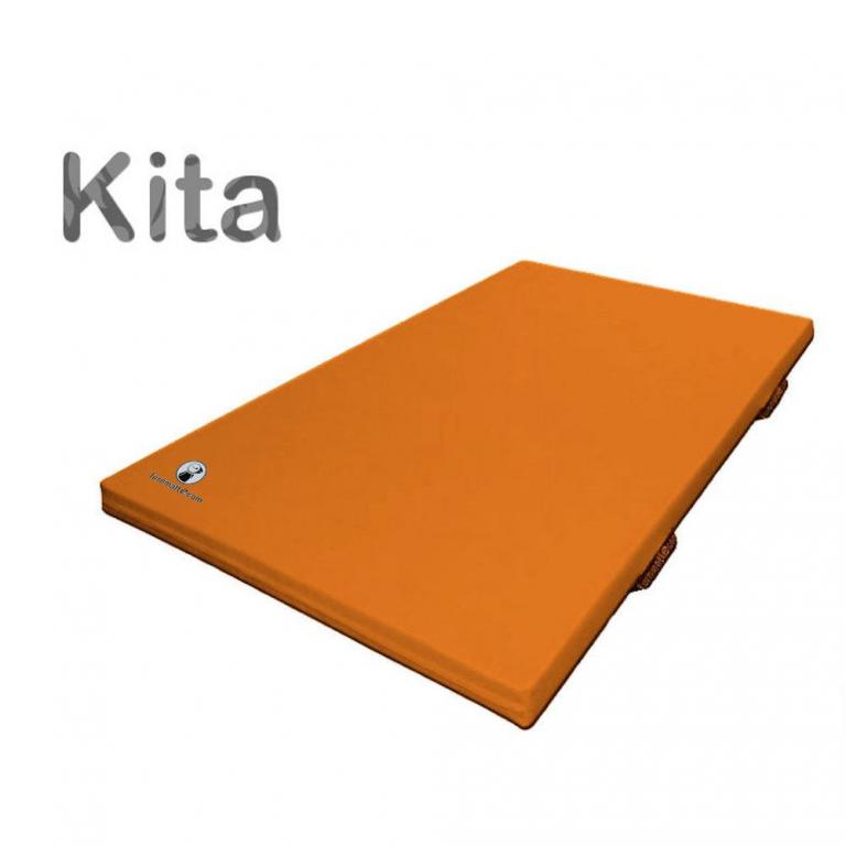 Kita-Turnmatte-orange - mit speziellem, leichten Mehrschicht-Kern
