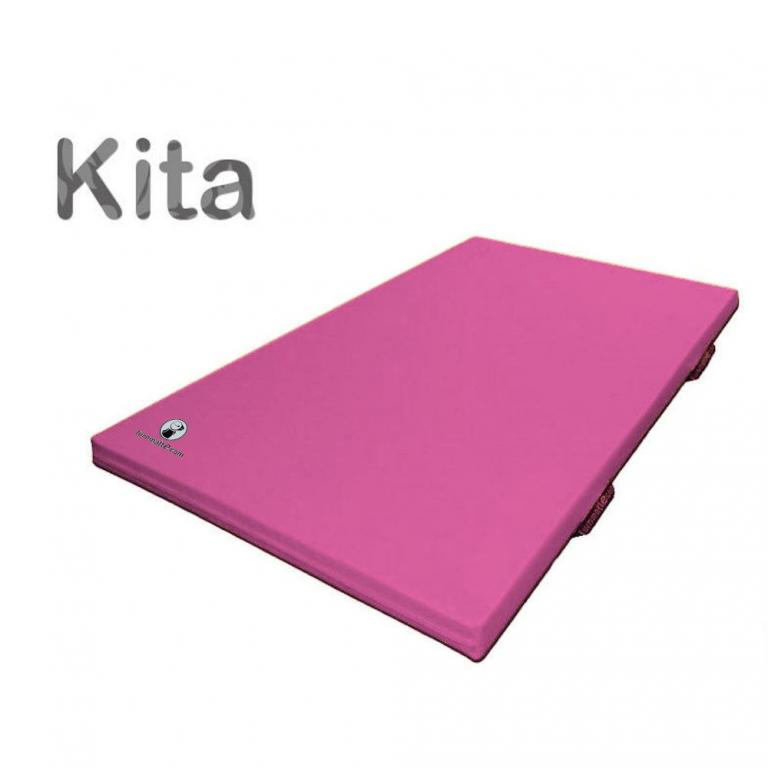 Kita-Turnmatte-pink - mit speziellem, leichten Mehrschicht-Kern