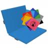 Faltmatte-Color-blau - Standard-Turnmatte in klappbarer Ausführung