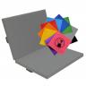 Faltmatte-Color-grau - Standard-Turnmatte in klappbarer Ausführung